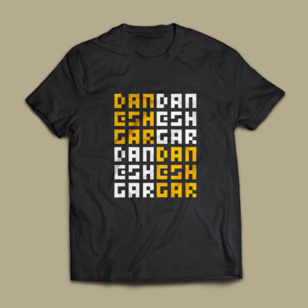 Daneshgar T-Shirt Multi Logos on Black